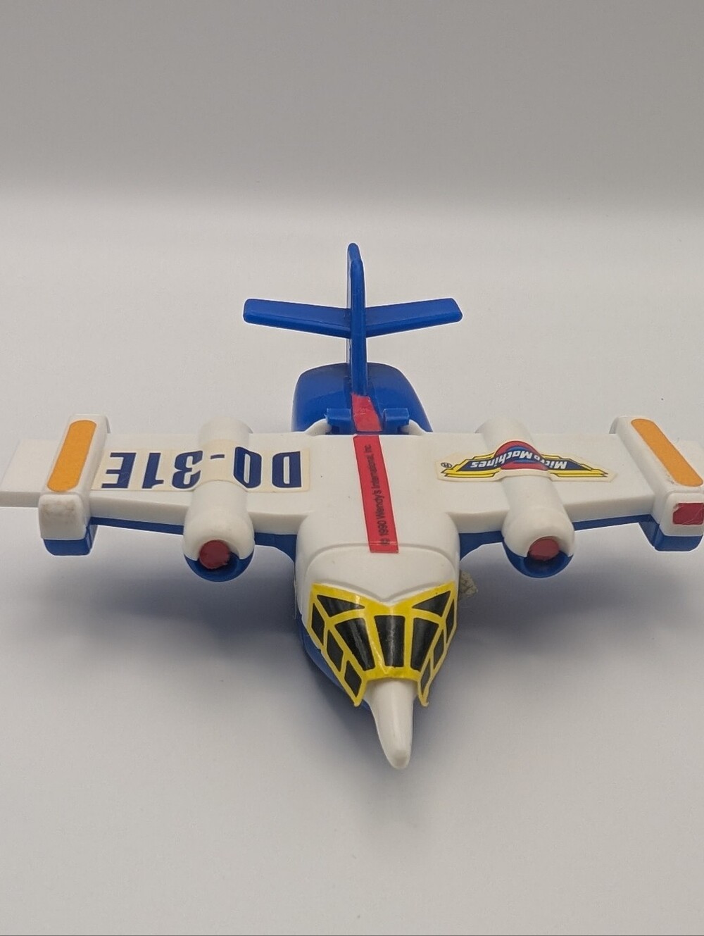 Micro Machines Vehicle Super Sky Carriers Toy Plane 1990 Wendy's